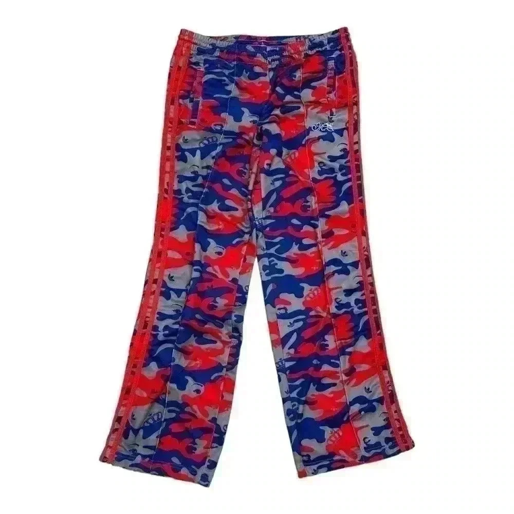 Adidas Originals Pants Missy Elliott Track Pants Blue Red Camo